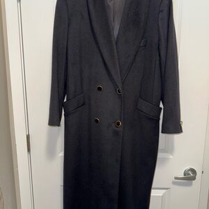Worthington wool black coat